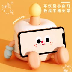 生日蛋糕小夜灯摆件床头灯感应拍拍灯星球创意可爱女朋友儿童礼物